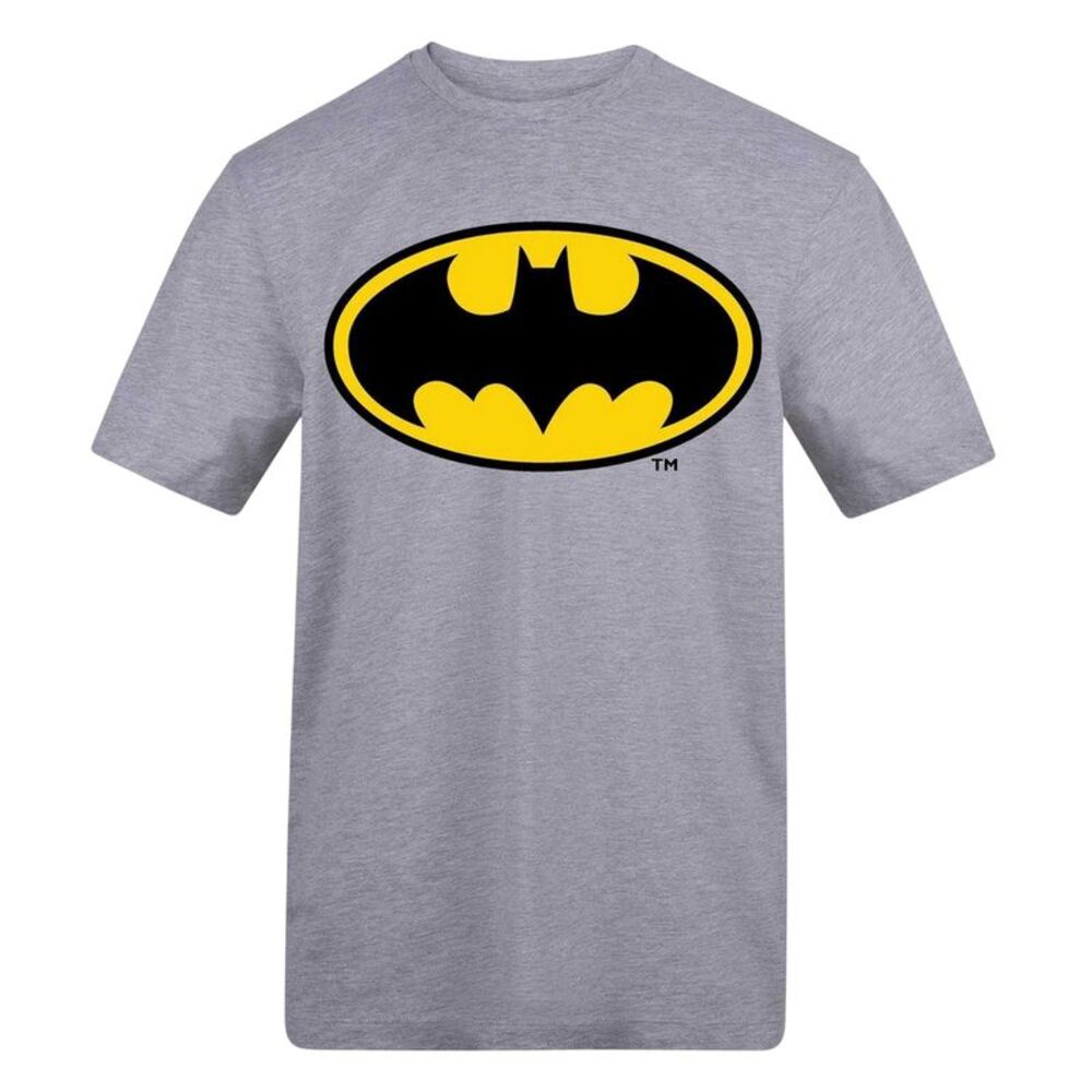 Batman Unisex Adult Graphic Print T-Shirt / Gray